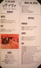 Herbs & Rye Wine & Beer List