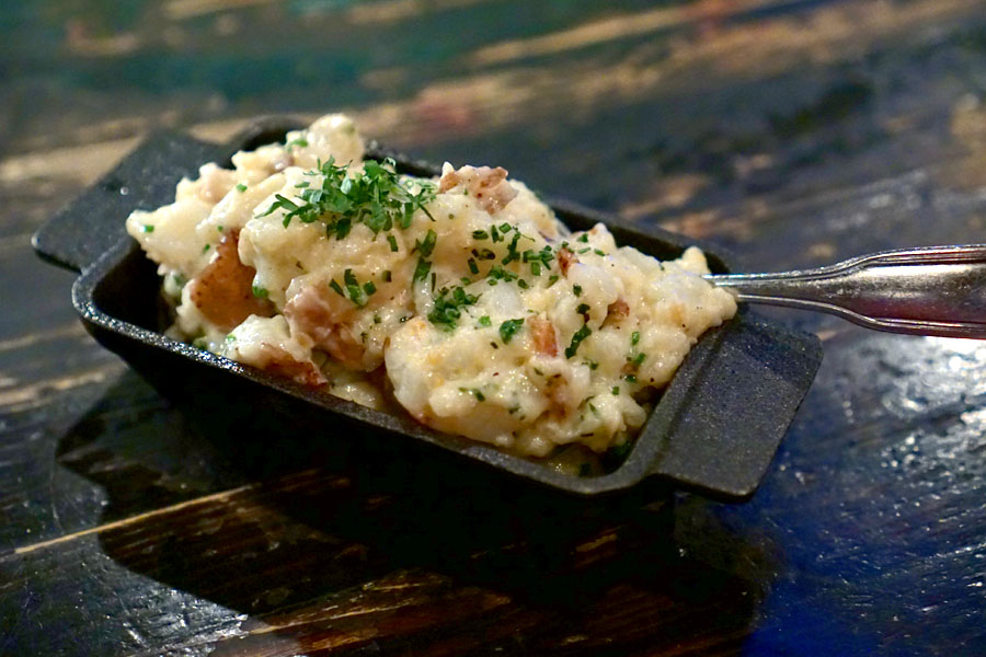 Whiskey Shallot Potatoes