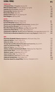 Jaleo Wine List: Global Wines