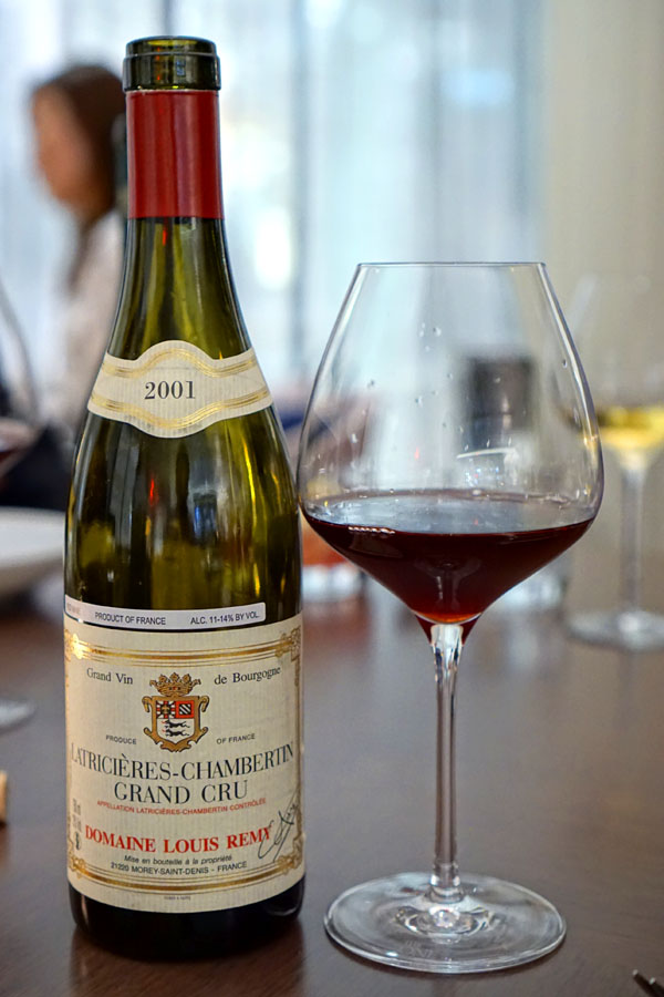 2001 Domaine Louis Remy Latricières-Chambertin Grand Cru