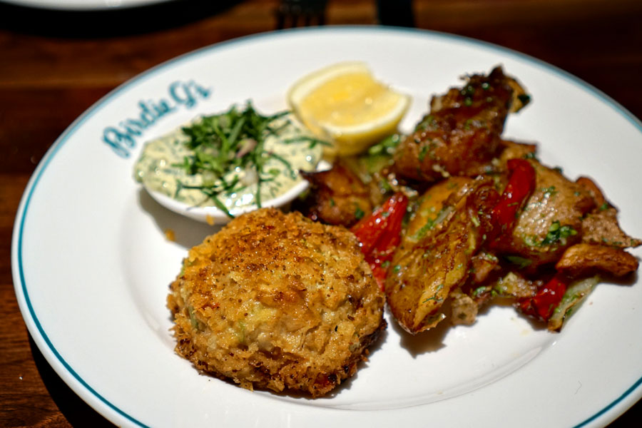 Dungeness Crab-Prawn Cake