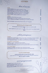 Pasjoli Menu