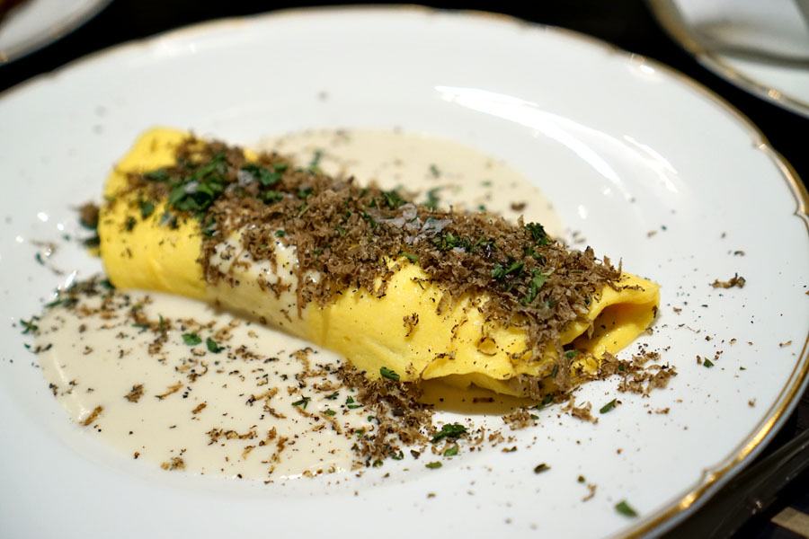 omelette aux truffes