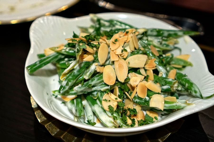 haricots verts amandine