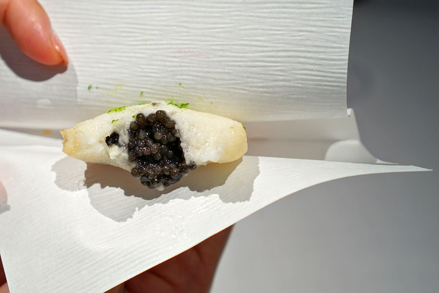 Japanese Yam, Saga • Caviar (Bit Open)