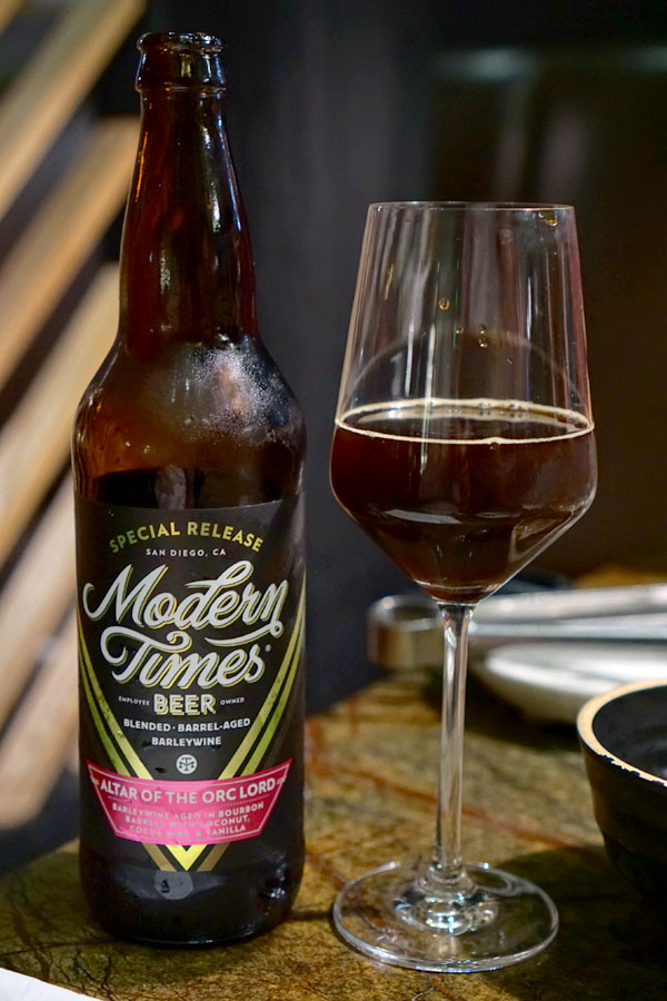 2018 Modern Times Altar of the Orc Lord Aged in Bourbon Barrels with Coconut, Cocoa Nibs, & Vanilla