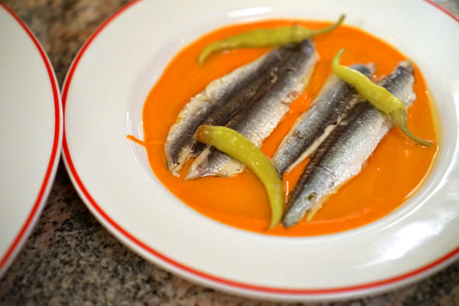 Boquerones, Piquillo