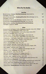 Laurel Wine List: Sparkling, White