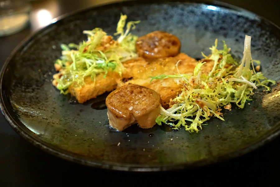 foie gras salad