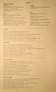 Fork Wine List: By the Glass, Sparkling, Crisp Whites, Aromatic Whites, Full & Rich Whites