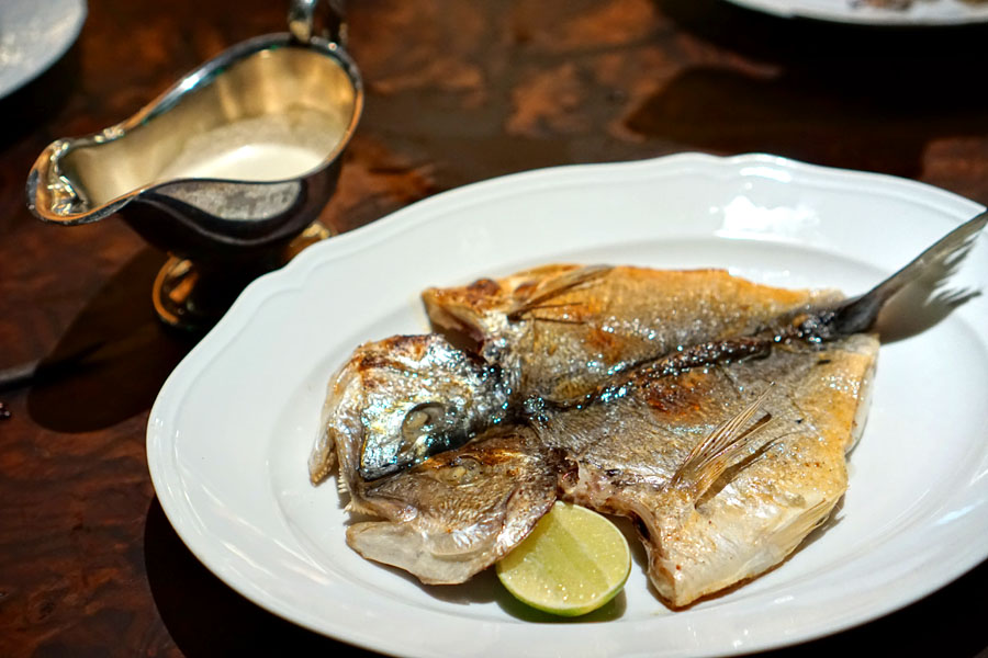 Whole Grilled Porgy