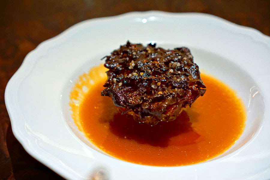 Slowly Grilled Hen of the Woods Mushroom