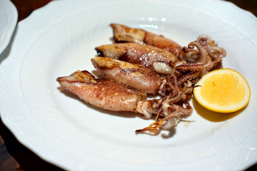 Grilled Santa Barbara Squid