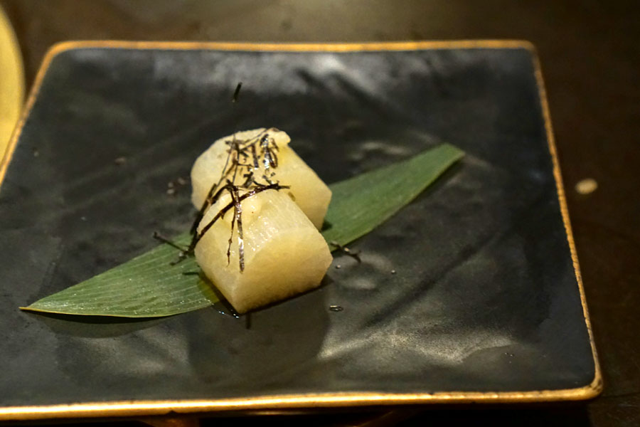 Truffle-Marinated Daikon