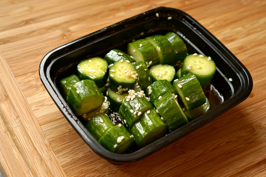 Crushed Cucumbers with Sesame