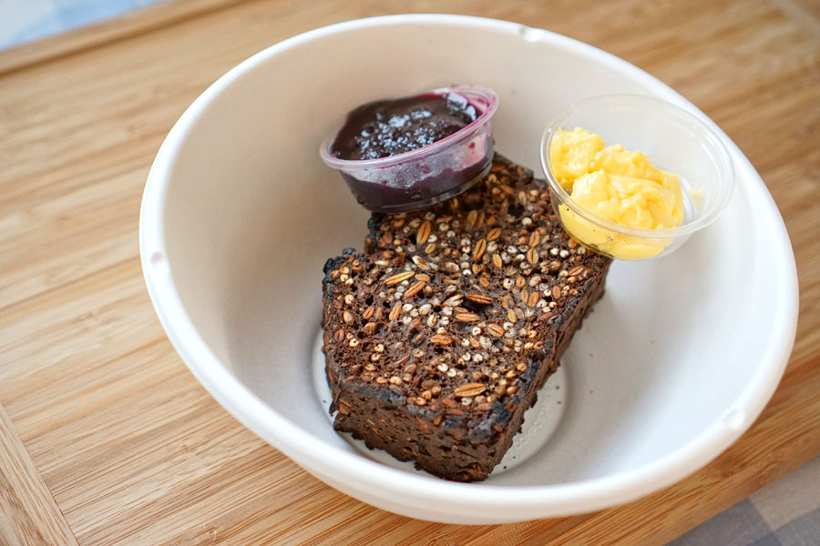 icelandic rye bread, cultured butter, preserves