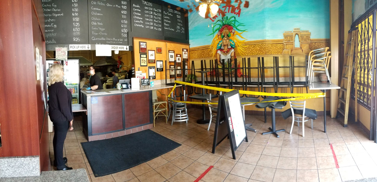 La Azteca Tortilleria Interior