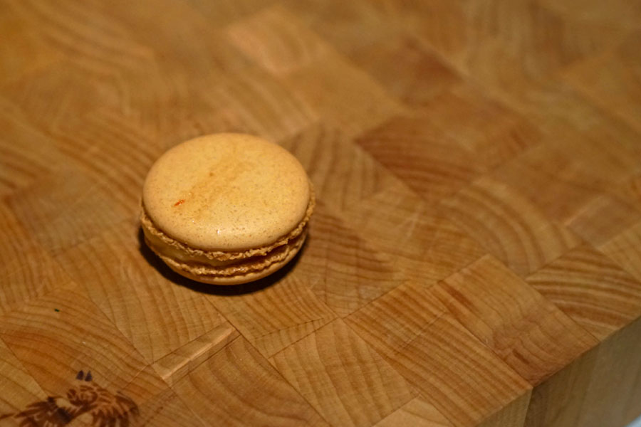 Caramel Macaroons with Fleur de Sel Buttercream