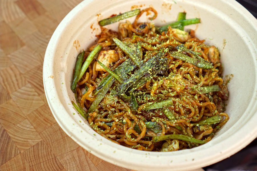 lamb belly yakisoba