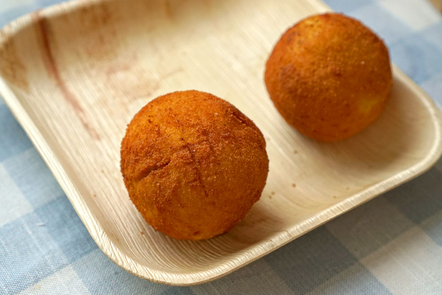 Papas Rellenas with Picadillo