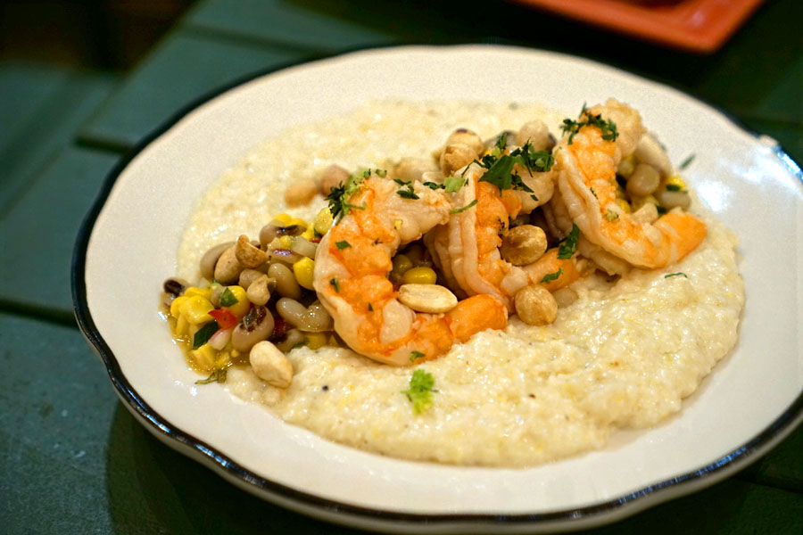 Pickled Shrimp & Geechie Boy Grits