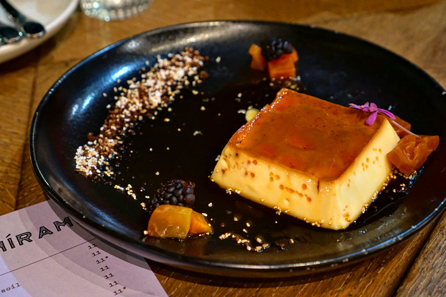 Mezcal flan