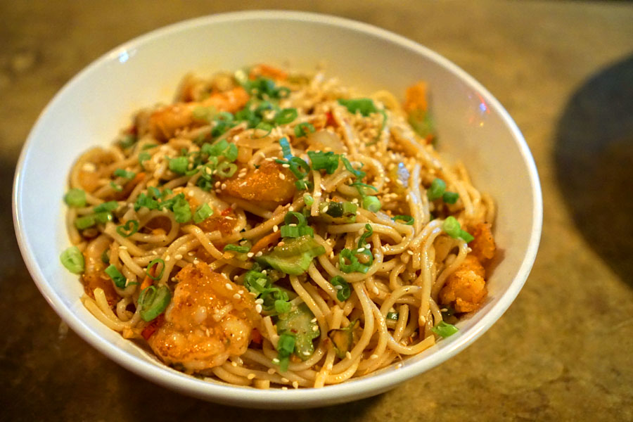 Chow Mein + Shrimp