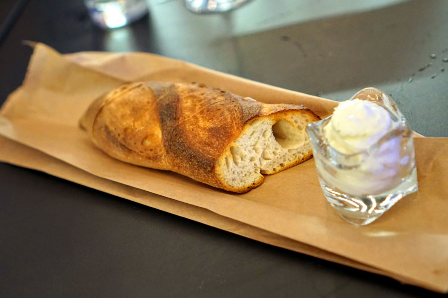 housemade baguette, seasoned butter