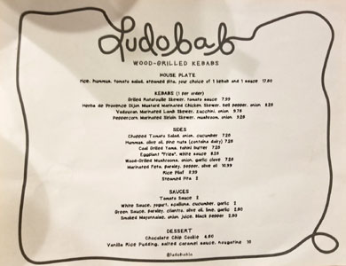 Ludobab Menu