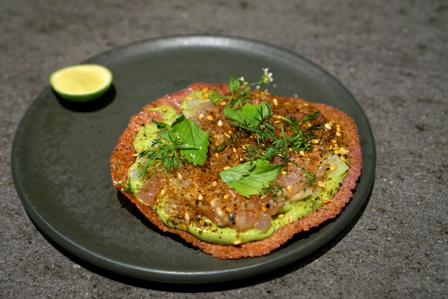 Fish Tartare Tostada