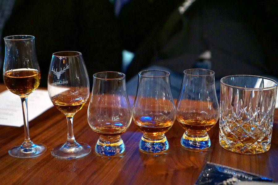 The Dalmore Scotch Flight of Six