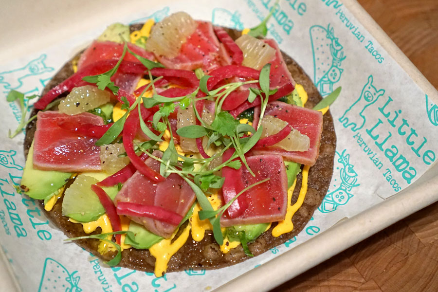 Seared Tuna Tostada Nikkei