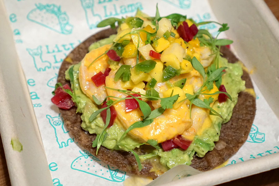 Shrimp Ceviche Tostada