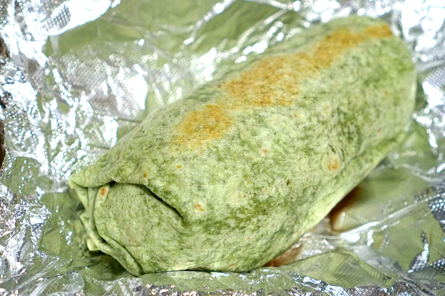 Arroz con Pollo Burrito (Unwrapped)