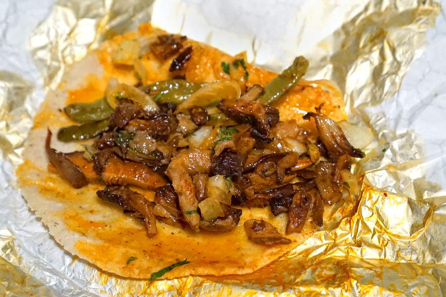 Mushroom Barbacoa Taco