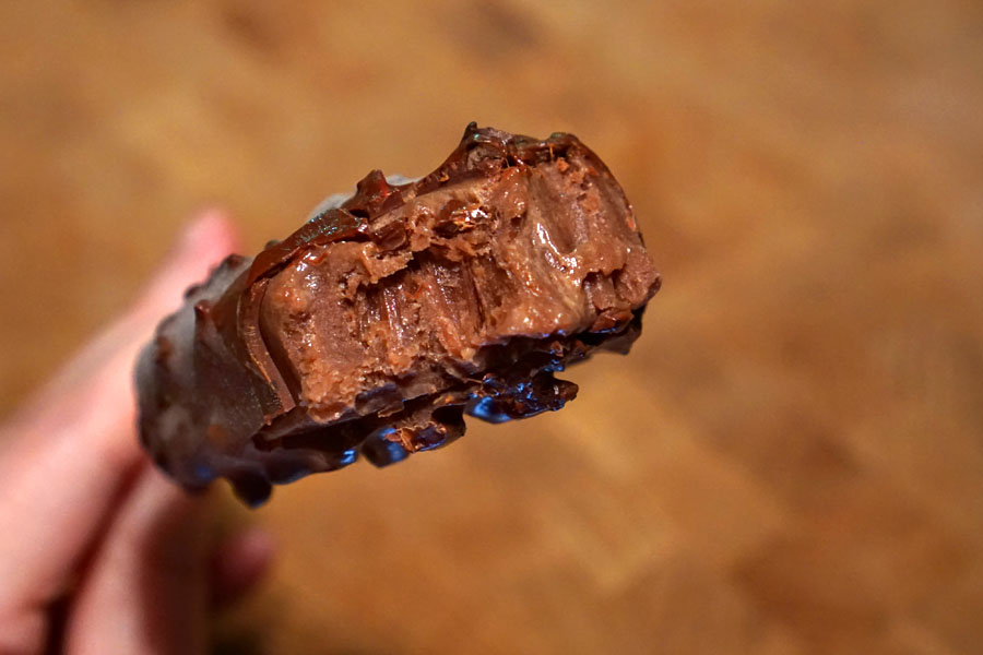 Oaxacan Fudge Paleta (Bitten Into)