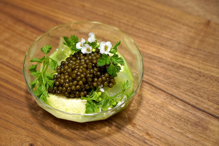 Oyster Cream (With Golden Osetra Caviar Supplement)