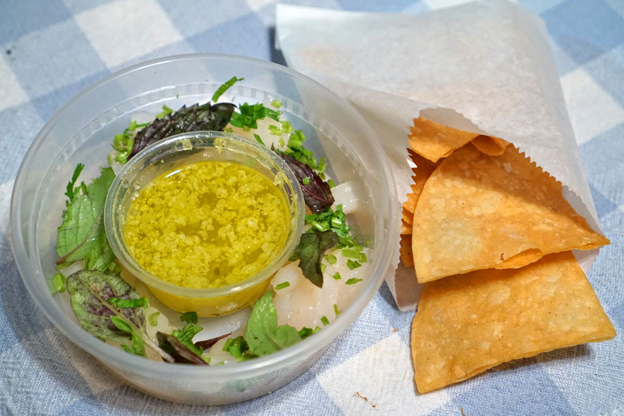 Scallop Tostada