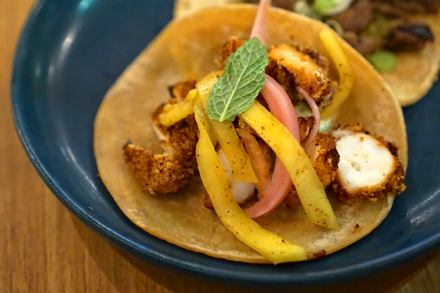 Mediterranean Octopus Taco