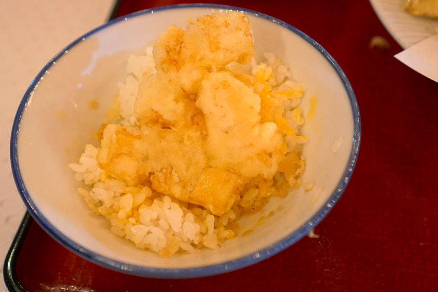 Kakiage (Mixed Tempura Squid & Scallop)