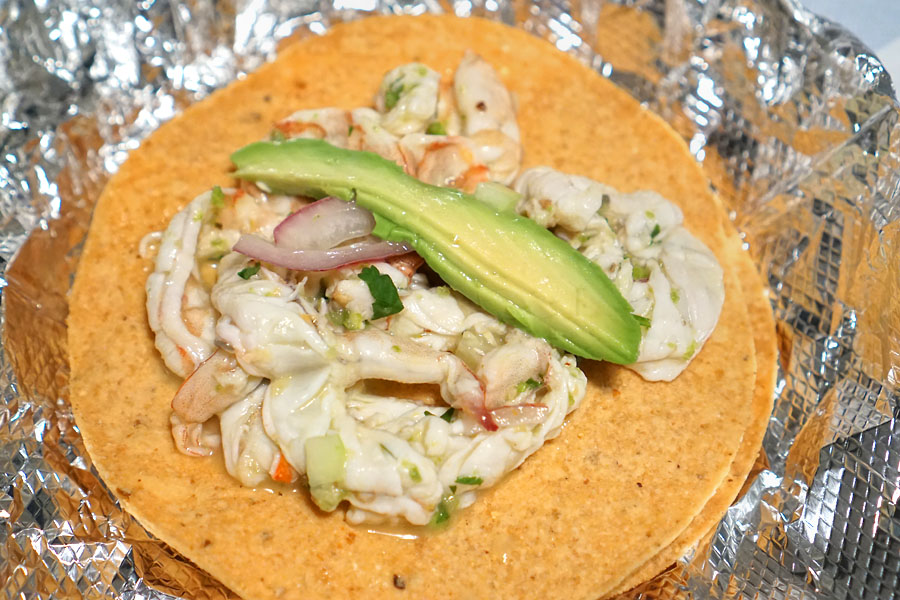 Aguachile (On Tostada)