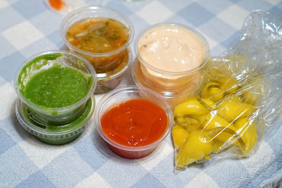 George's Burger Stand Condiments