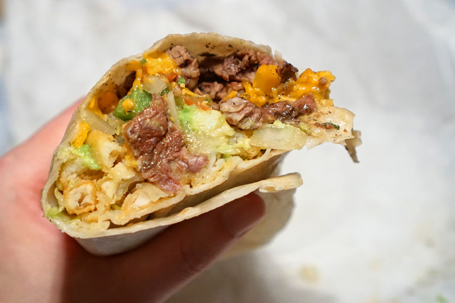 California Burrito (Cross Section)