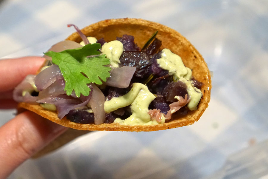 Purple Potato Taco