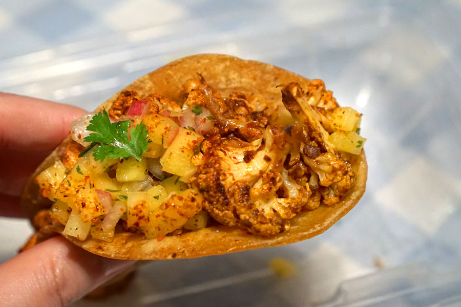 Cauliflower al Pastor Taco