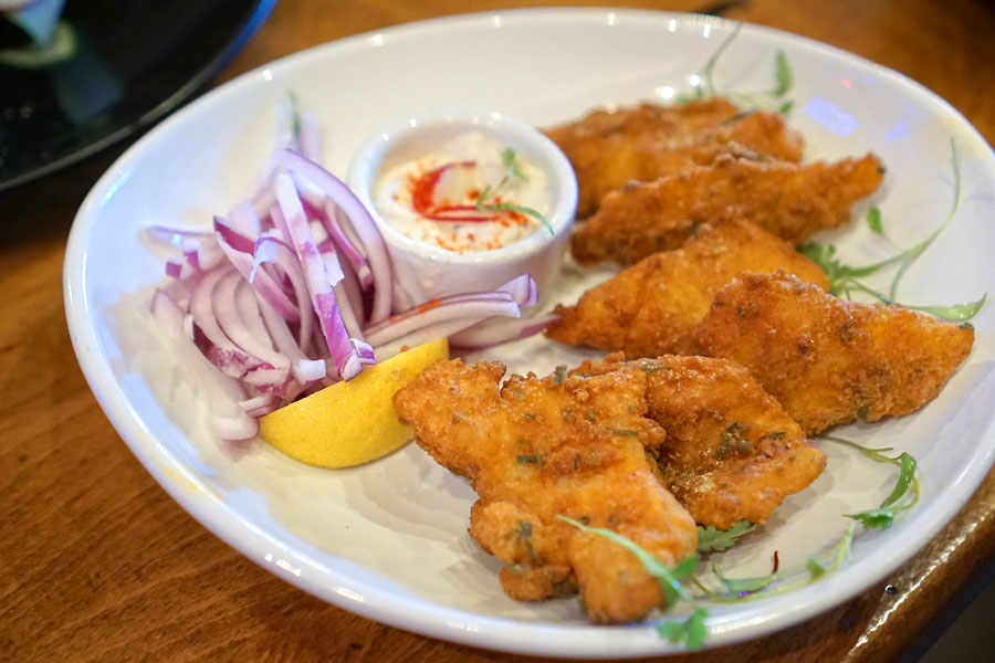 Fish pakora, battered fish Amritsari style