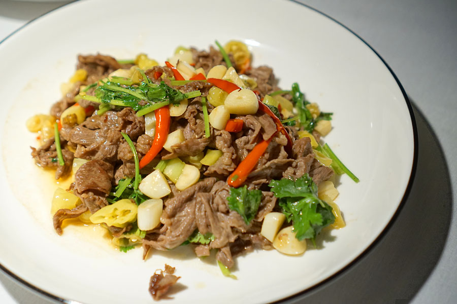 Stir Fried Wild Chili & Sliced Beef