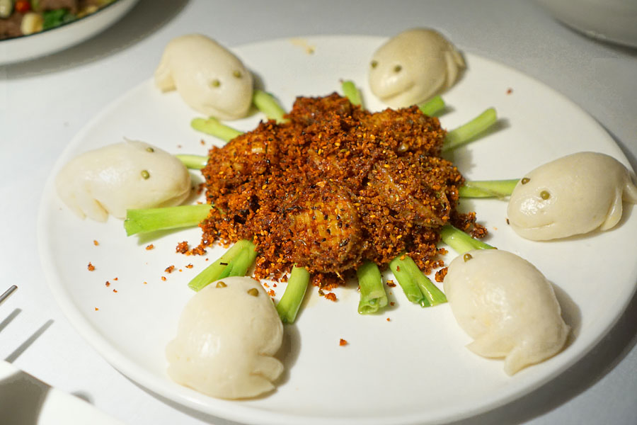 Wok-fried Chili-Spiced Abalone