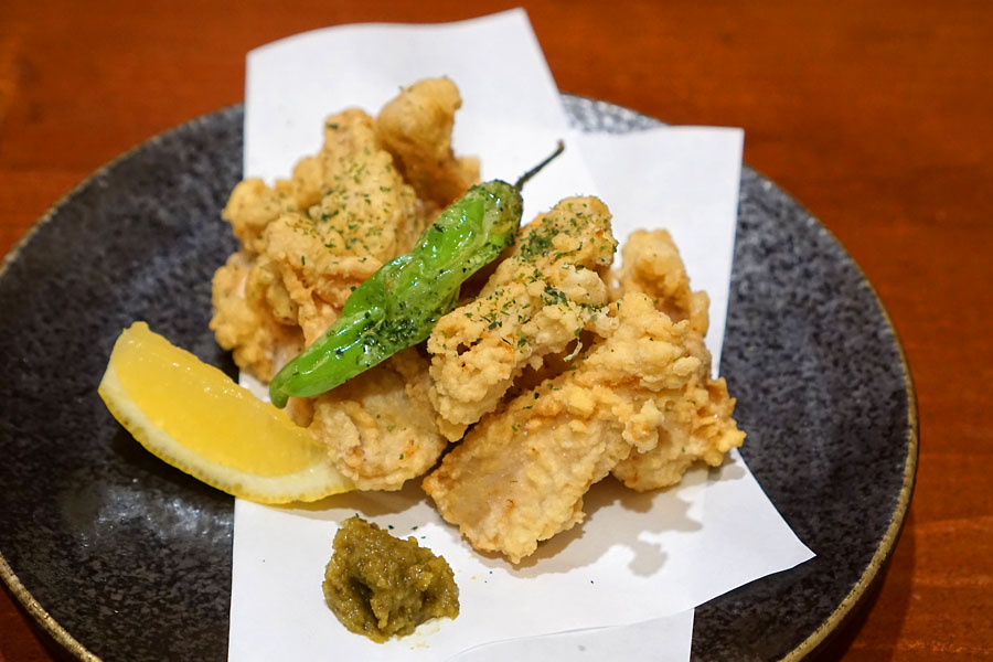 'Yagen karaage', deep fried chicken cartilage