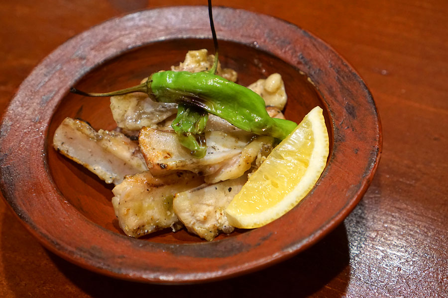 'Yagen Shioyaki' - Grilled Cartilage W/ Yuzu Kosho